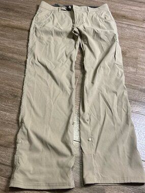 prAna Halle Convertible Pants Khaki Men’s 34x32 Hiking